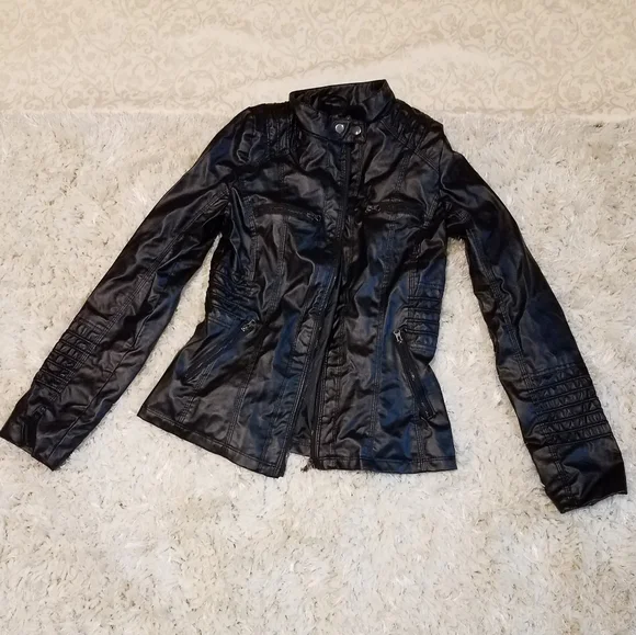 Faux Leather Jacket - Picture 4 of 7